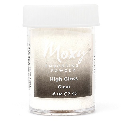 Пудра для ембоссинга Moxy Opaque White от American Crafts, белая,  17 г
