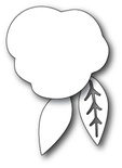 Ножі від Memory Box - Large Billow Flower Background and Leaves craft die