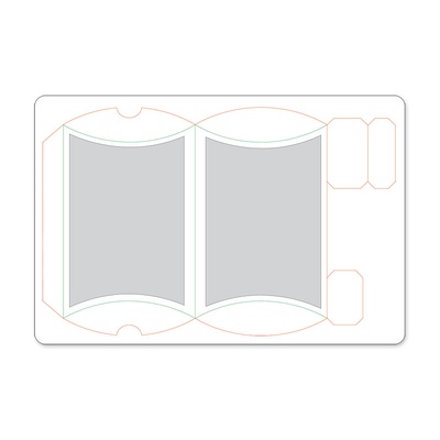 Лезвие Sizzix - Movers & Shapers L Die - Pillow Box w/Labels