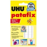 Фиксирующие подушечки UHU Patafix, белые, 80 шт.