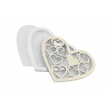 Заготовка для шейкера Hearts-in heart 9,8х8,3 см, ТМ Фабрика Декора