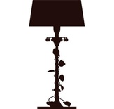 Акриловый штамп Floor lamp Лампа, размер 3,2 * 6,2 см