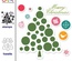 КОМИССИОНКА БУ Ножи + штампы Sizzix Framelits Die Set 8PK w/Stamps - Merry Christmas Tree от  Hero Arts 658276