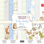 Набор скрапбумаги Boho Baby Boy 30x30см, ТМ Фабрика Декору