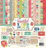 Набор бумаги и декора от Echo Park Beautiful Life Collection Kit, 30x30 см