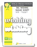 Ножи от Birch Press Design - Big wishing sugar script
