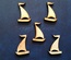 Деревянная фигурка WOOD-027 - Яхта, 1 штука