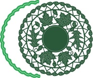 Лезвие Fall Leaf Doily w/Angel Wing от Cheery Lynn Designs