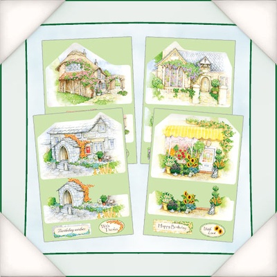 Заготовка для Flower Soft - Деревня, 8 шт.