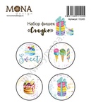 Набор фишек от Mona Design "Сладко", 4 шт.