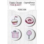 Набор скрапфишек Фабрика Декору из 4 шт. FDSC 006