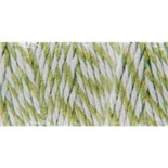 Хлопковый шнур от Baker's Twine - Celery, 2 мм, цвет салатовый/белый, 1 м