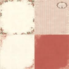 Лист односторонней бумаги от Pion Design - Rose Frame  -  From My Heart II