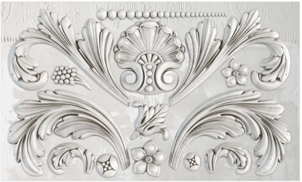 Молды от IOD - Acanthus Scroll 6x10 Decor Moulds™, 15x26 см