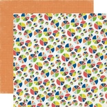 Лист двусторонней скрапбумаги Pie Charts, Paper & Glue, Echo Park, 30х30 см