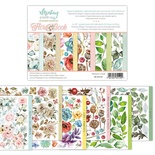 Набор скрапбумаги для вырезания Mintay Papers by Karola - Flora Book, 15х20 см, 24 листа, двусторонняя