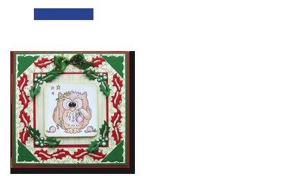 Лезвия от LeCreaDesign - Border corner holly