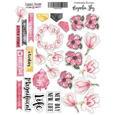 Набор наклеек Magnolia Sky, ТМ Фабрика Декора