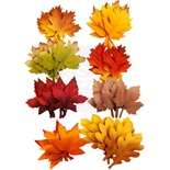 Набор листиков Prima - Autumn Leaves - Autumn Sunset, 48 штук