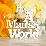 Чипборд ScrapBox - Надпись It's a Man's World Hi-330