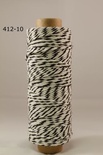 Хлопковый шнур от Baker's Twine - Black, 2 мм, цвет черный/белый, 1 м