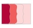 Набор конвертов Hero Arts - BLUSH MIX ENVELOPES (оттенки красного), 3 штуки