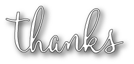 Нож для вырубки от Poppystamps - Fancy Thanks  