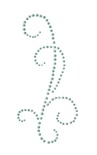 Стразовая наклейка от Kaisercraft - Self - Adhesive Rhinestone Flourishes - Elegant Ice