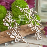 Чипборд ScrapBox - Веточки с ягодками 2 шт. Hf-150