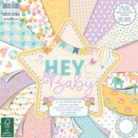 Набор бумаги для скрапбукинга First Edition - Hey Baby, 48 листов, 20х20 см