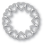 Нож для вырубки от Poppystamps - Fancy Heart Ring craft die