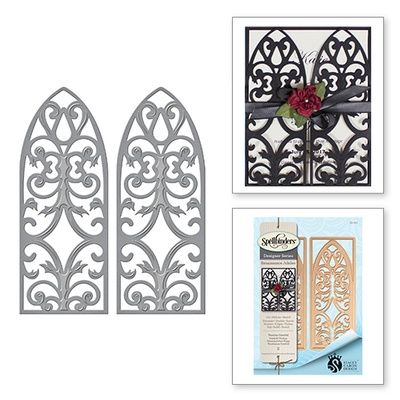 Нож для вырубки от Spellbinders - Stacey Caron - Renaissance Jubilee - Venetian Gatefold