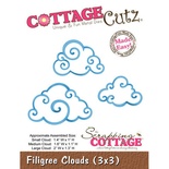 Лезвие CottageCutz - Filigree Clouds (3x3)