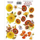 Набор наклеек (стикеров) 14 шт Autumn botanical diary 226, ТМ Фабрика Декора.
