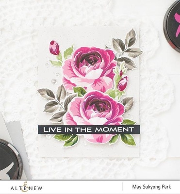 Набор лезвий и штампов от Altenew - Build-A-Flower: Rose - ALT1835+ALT1834
