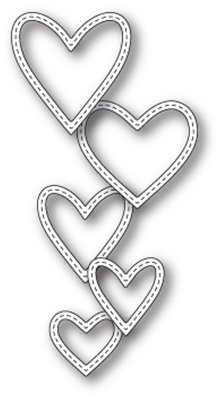 Нож от Memory Box - Classic Stitched Heart Rings