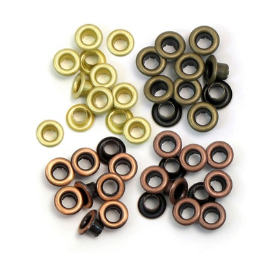 Люверсы - WeRM - Copper Warm Metal, 60 штук, 4 оттенка
