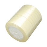 Ленточка атласная  Beige, 10мм, цвет бежевый, 90 см