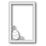 Нож от Poppystamps - Decorated Egg Stitched Frame