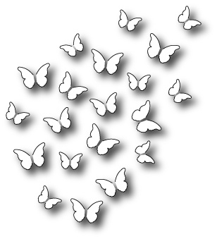 Нож для вырубки от Memory Box -  DIES- Peaceful Butterfly Wings