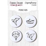 Набор скрапфишек Фабрика Декору из 4 шт. FDSC 025