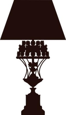Акриловый штамп Lamp Лампа, размер 2,5 * 4,3 см