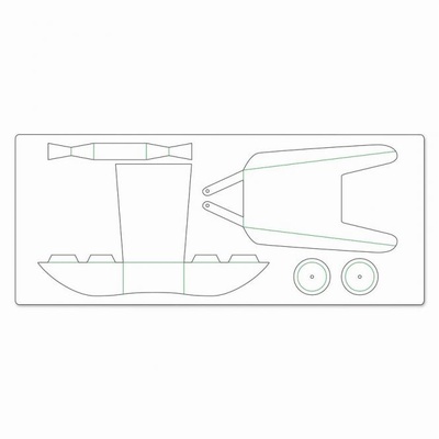 Ножи от Sizzix - Bigz XL Die - Wheelbarrow, 3-D - Тачка, 3-D