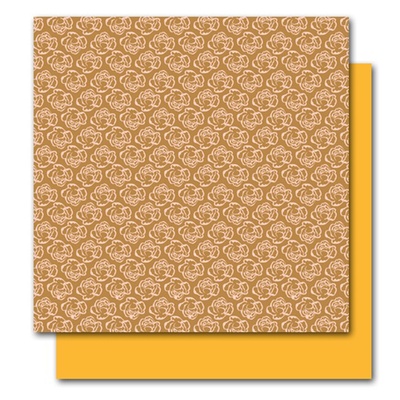 Двусторонний лист картона от American Crafts - Betty, Botanique, 30x30 см, 1 шт.