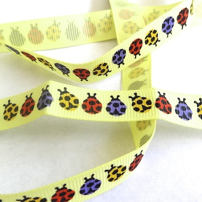 Лента Eyelet Outlet - LadyBug Ribbon, ширина 15 мм, длина 90 см