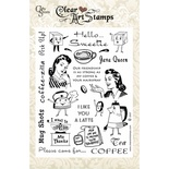 Акриловые штампы Crafty Secrets - Coffee & Tea, 15х20 см