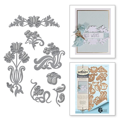 Нож для вырубки от Spellbinders - Nouveau Florals