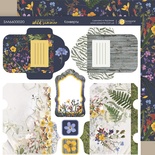 Лист двусторонней бумаги 20х20см Конверты Herbarium Wild summer от Scrapmir