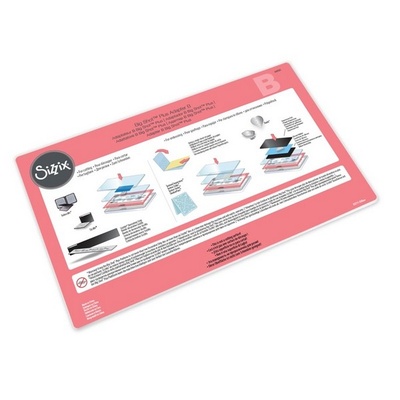 Машинка для вырубки и тиснения Sizzix Big Shot PLUS Machine White & Gray, бело-серая (с платформой и пластинами)