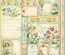 ЦЕНА СНИЖЕНА! Лист бумаги Graphic 45 - Time to Flourish - April Cut Apart, размер 30х30 см, двусторонняя